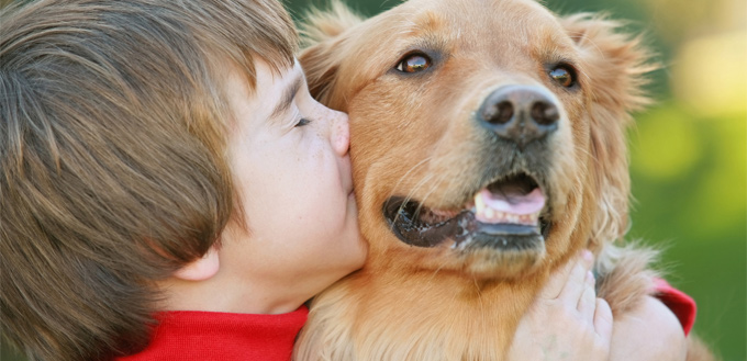 dog hating kisses and hugs