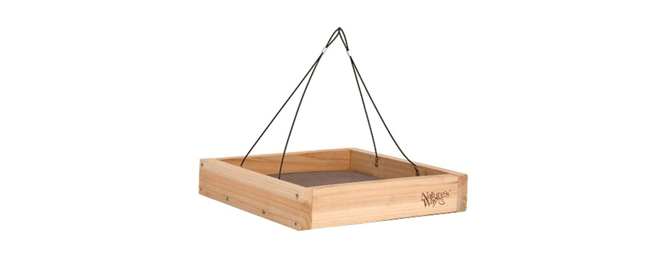 Best Wooden: Nature's Way Bird Products Platform Tray Bird Feeder