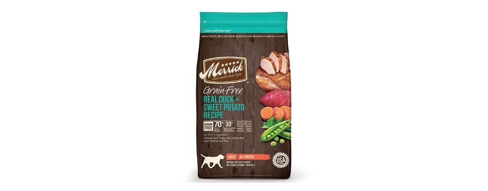 Merrick Duck + Sweet Potato Grain-Free Dog Food 