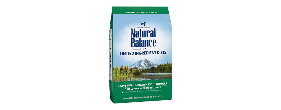 Best Hypoallergenic: Natural Balance L.I.D. Lamb & Brown Rice Formula