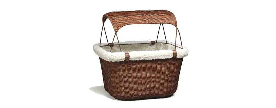 PetSafe Happy Ride Wicker Dog Bicycle Basket