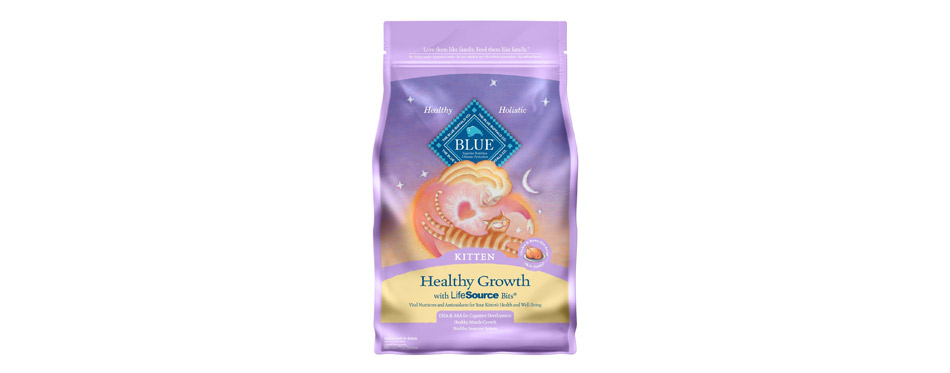 Best for Kittens: Blue Buffalo Healthy Growth Kitten Chicken & Rice