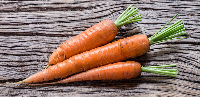 Fresh carrots