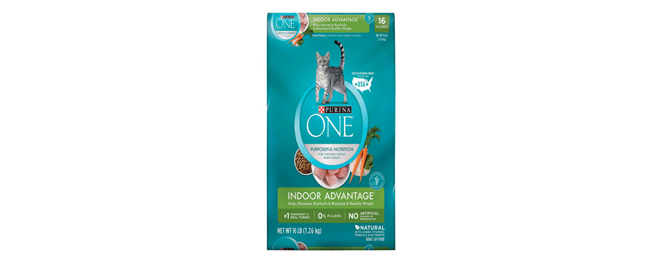 Best for Overweight Cats: Purina ONE Indoor Advantage Adult Dry Cat Food