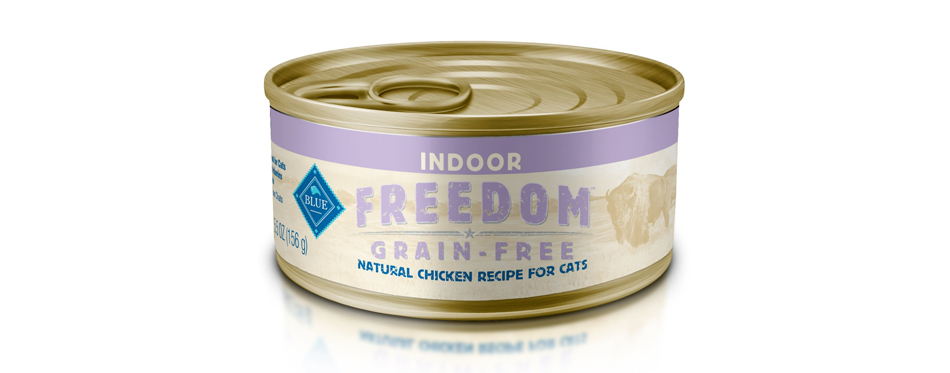 Best Natural: Blue Buffalo Freedom Grain-Free Indoor Cat Food