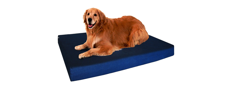 Best Waterproof: Dogbed4less Orthopedic Memory Foam Dog Bed