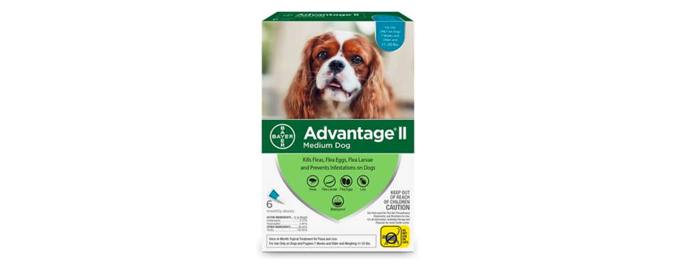 Advantage II Flea Treatment for Medium Dogs