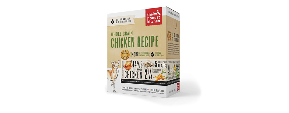 The Honest Kitchen Whole Grain Chicken Recipe Dehydrated Dog Food