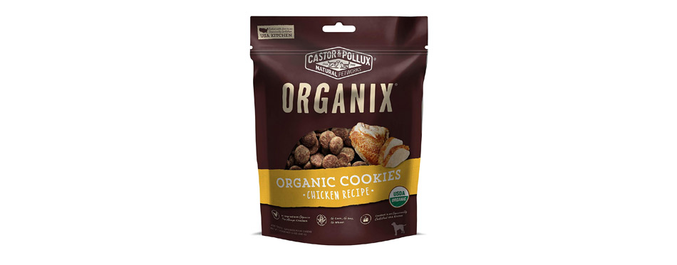 Castor & Pollux Organix Organic Chicken Flavor Cookies Dog Treats