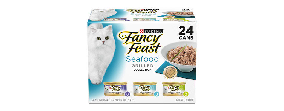 Fancy Feast Grilled Seafood Feast Variety Pack