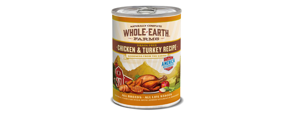 Best Grain-Free Wet Food: Whole Earth Farms Grain Free Canned Dog Food