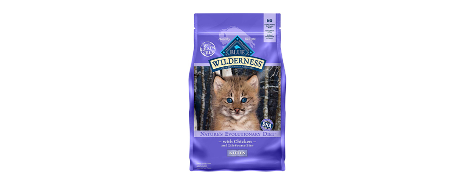 Best High Protein: Blue Buffalo Wilderness Grain Free Kitten Food