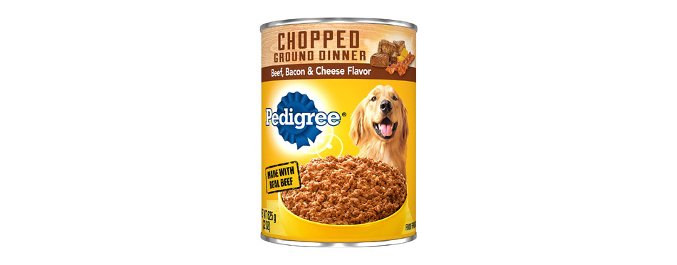 Pedigree Chopped Ground Dinner Canned Dog Food