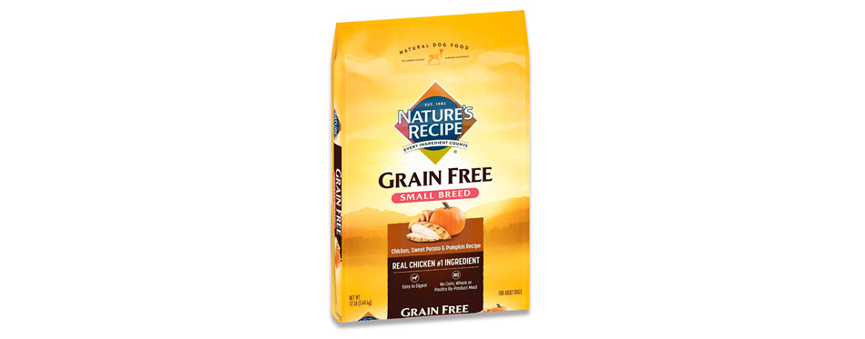 Also Consider: Nature's Recipe Small Breed Grain-Free Dry Dog Food