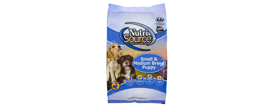 Best For Pomeranian Puppy: NutriSource Small & Medium Breed Puppy Dog Food