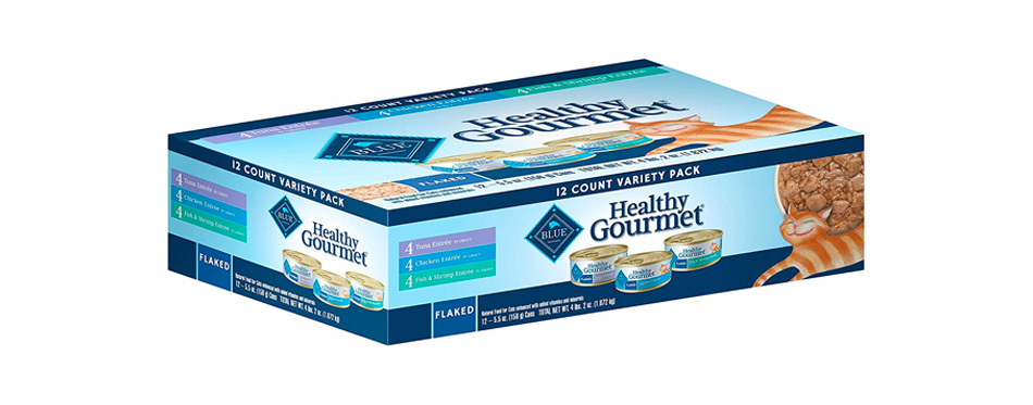 Blue Buffalo Healthy Gourmet Flaked Food Variety Pack