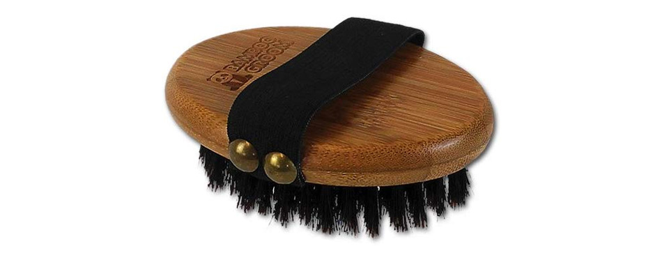 Bamboo Groom Palm-Held Brush for Pets