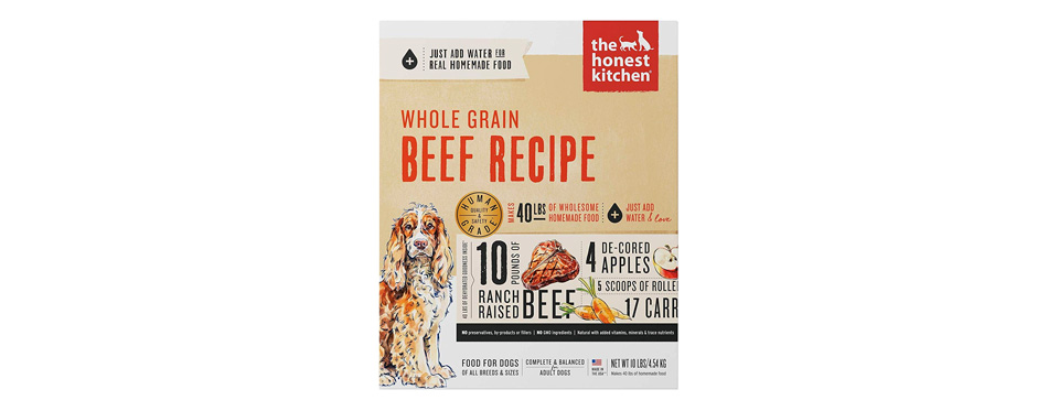 Best Organic: The Honest Kitchen Whole Grain Beef Recipe