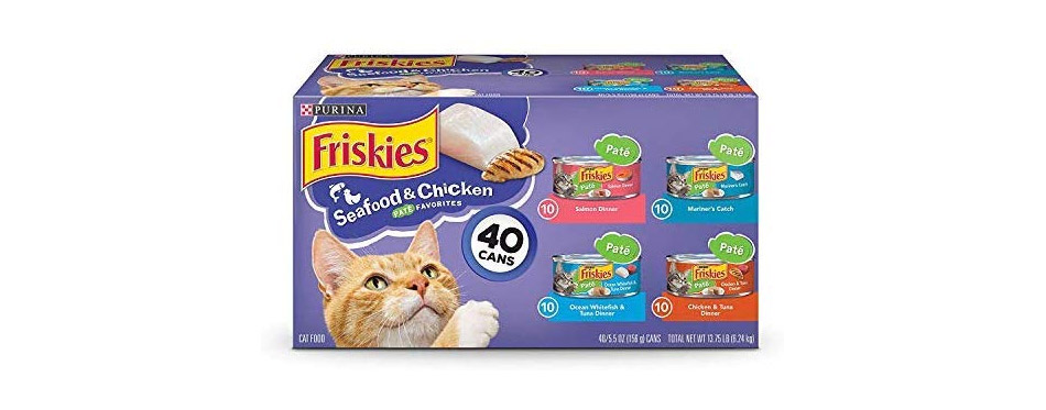 Friskies Pate Seafood & Chicken Variety Pack