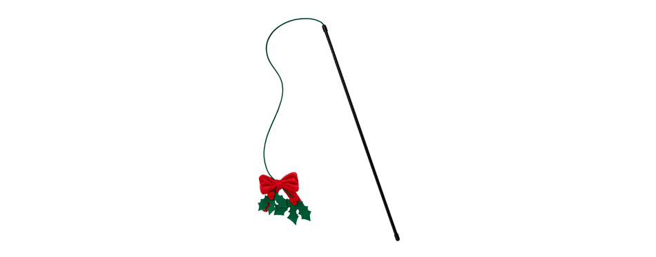 Best for Playful Cats: Frisco Holiday Mistletoe Teaser Cat Toy