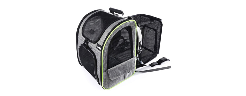 Best Expandable Backpack: Pecute Pet Carrier Backpack