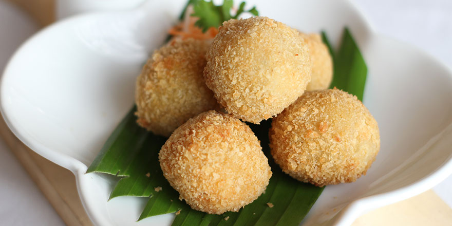 Fried Fish Ball Tuna Snacks