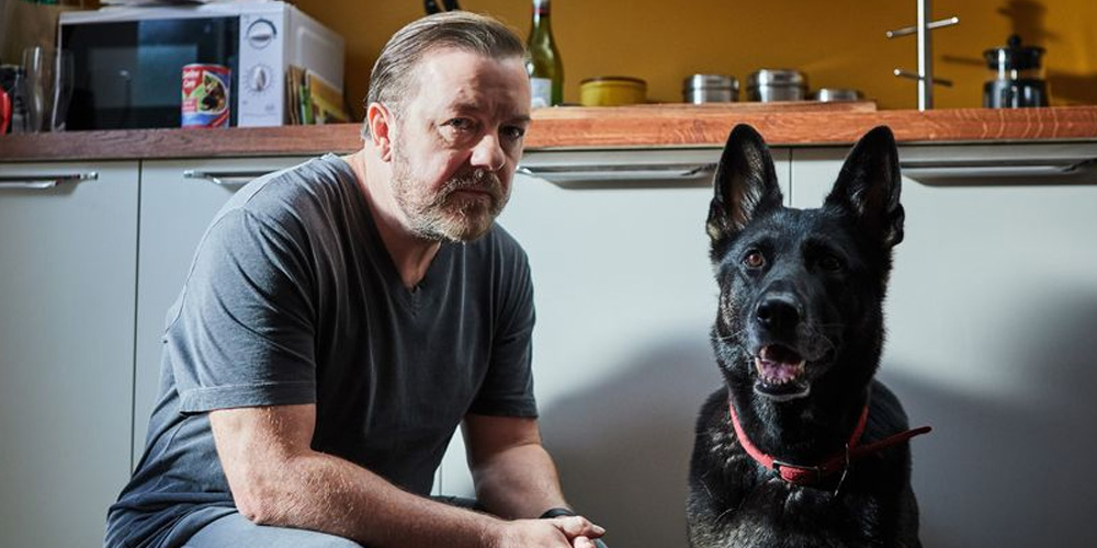 Comedy Star Ricky Gervais Speaks Out Against Cruel Dog Ear Cropping