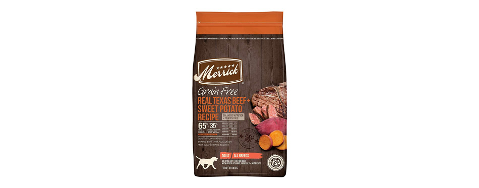 Merrick Real Texas Beef + Sweet Potato Recipe