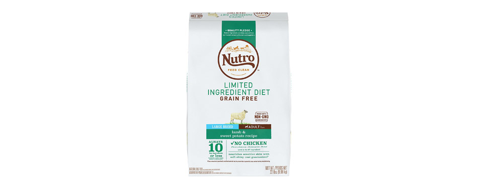 Nutro Limited Ingredient Diet Large Breed Lamb & Sweet Potato Food