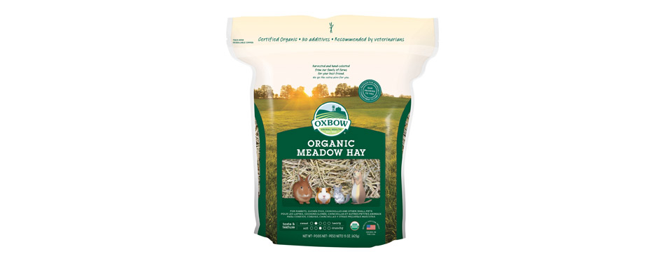 Oxbow Organic Meadow Hay Small Animal Food