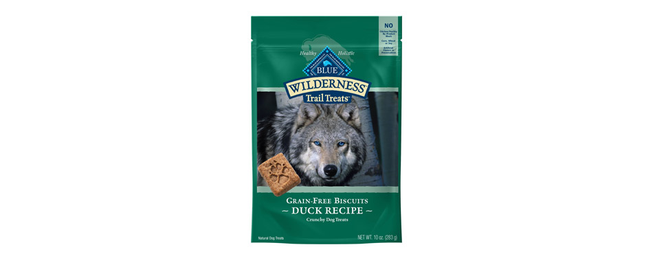 Best Hypoallergenic: Blue Buffalo Wilderness Trail Treats Duck Biscuits