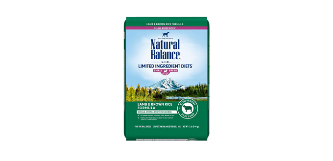 Best Whole Grain: Natural Balance Limited Ingredient Diets Lamb & Brown Rice Formula Small Breed