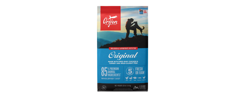 Best Grain-Free: ORIJEN Original Grain-Free Dry Dog Food