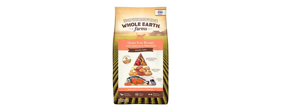 Best for Healthy Joints: Whole Earth Farms Grain-Free Salmon & Whitefish