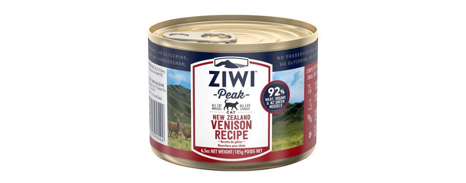 Best Canned Cat Food: Ziwi Peak Venison Recipe Canned Cat Food