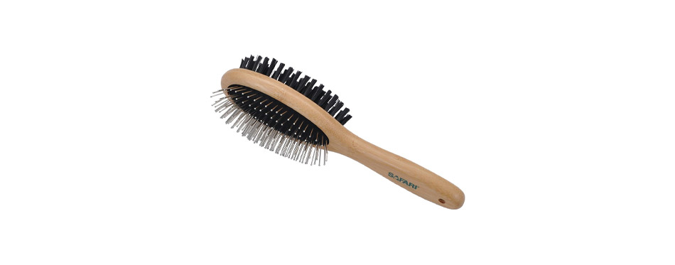 Best Bristle: Safari Bamboo Pin & Bristle Combo Dog Brush