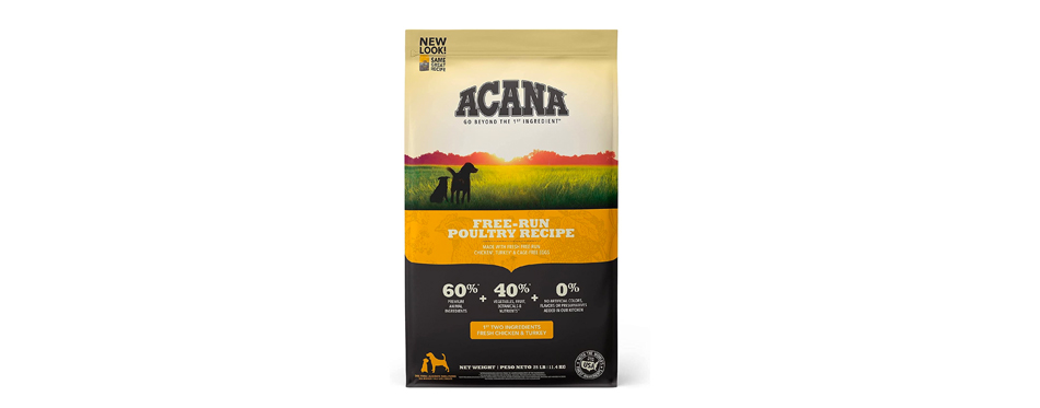 ACANA Free-Run Poultry Recipe Natural Dry Dog Food