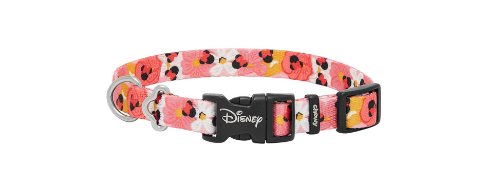 Best Collar: Disney Minnie Mouse Floral Dog Collar