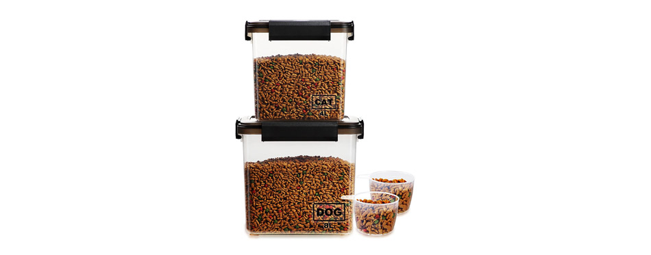 Best Stackable: Dog Food Storage Container