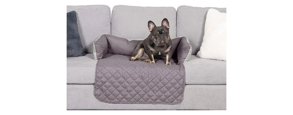 Best for Small Dogs	: Furhaven Water-Resistant Reversible Two-Tone Furniture Cover