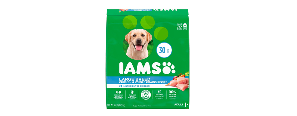 Best Overall: Iams ProActive Health Adult Large Breed Dog Food