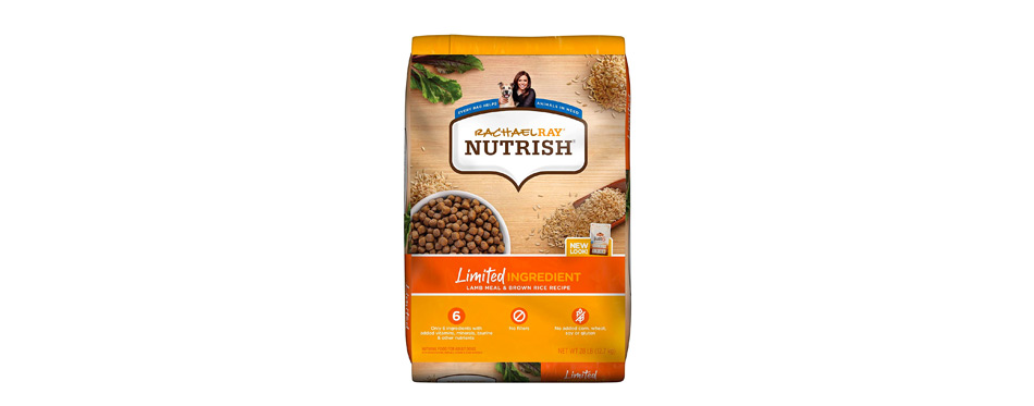 Best for Allergies: Rachael Ray Nutrish Lamb Meal & Brown Rice