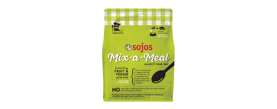 Sojos Mix-A-Meal Fruit & Veggie Pre-Mix Dog Food