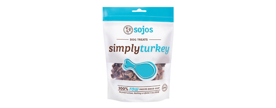 Sojos Simply Turkey Freeze-Dried Dog Treats