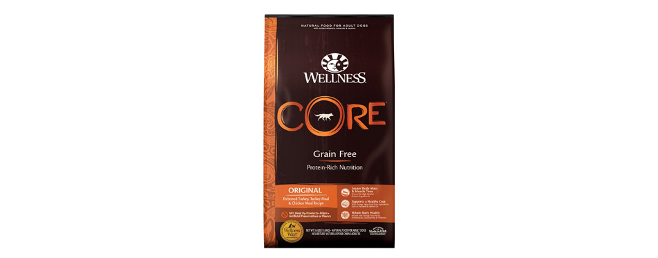 Wellness CORE Grain-Free Original Deboned Turkey, Turkey Meal & Chicken Meal 