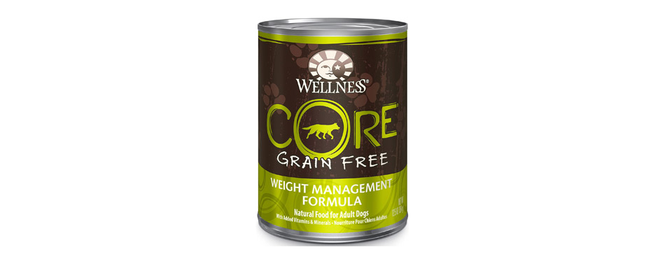 Best For Weight Management: Wellness CORE Natural Wet Grain Free Canned Dog Food