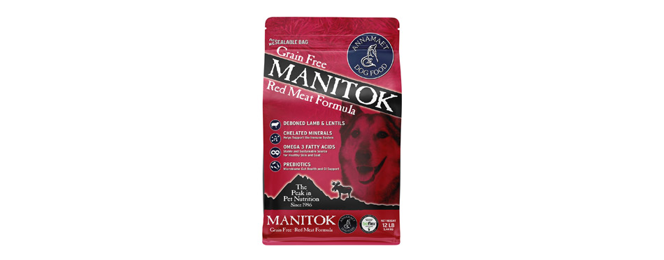 Annamaet Grain-Free Manitok Red Meat Formula Fresh Lamb