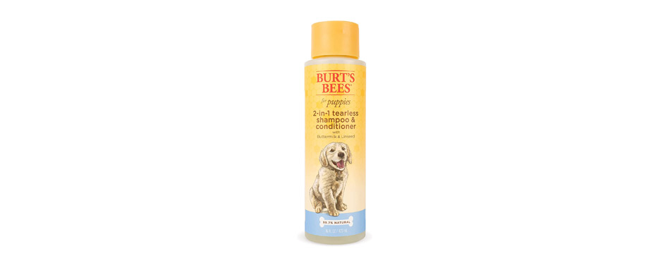 Best Puppy Shampoo and Conditioner: Burt’s Bees Puppy Tearless 2-in-1 Shampoo
