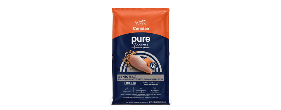 Best L.I.D.: CANIDAE PURE Senior Limited Ingredient Dry Dog Food