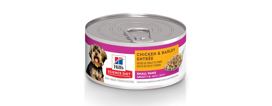 Hill's Science Diet Small Paws Chicken & Barley Entrée